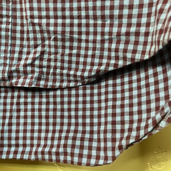 Brooks Brothers Mens Regent Size XL Button Down Preppy Cotton Burgundy Blue Soft - Picture 5 of 9